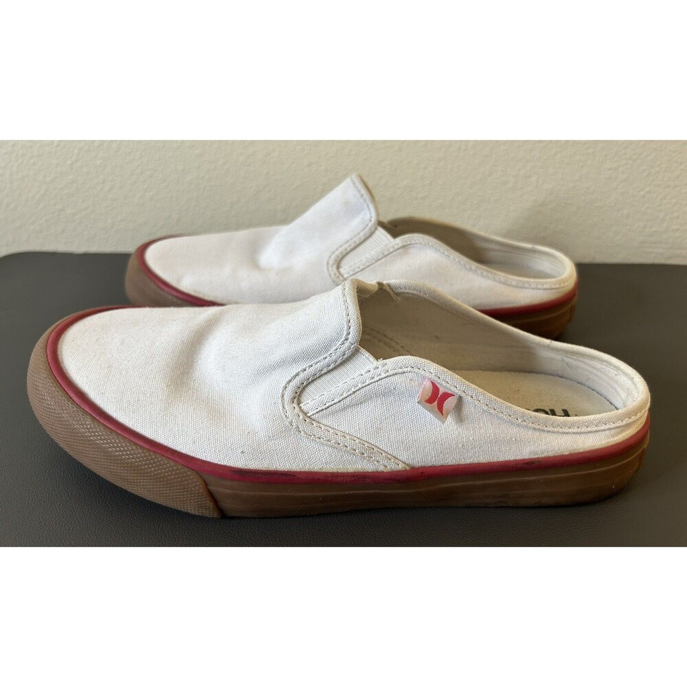 Hurley Kayo Women's Slip On White Shoes - Size 8.5